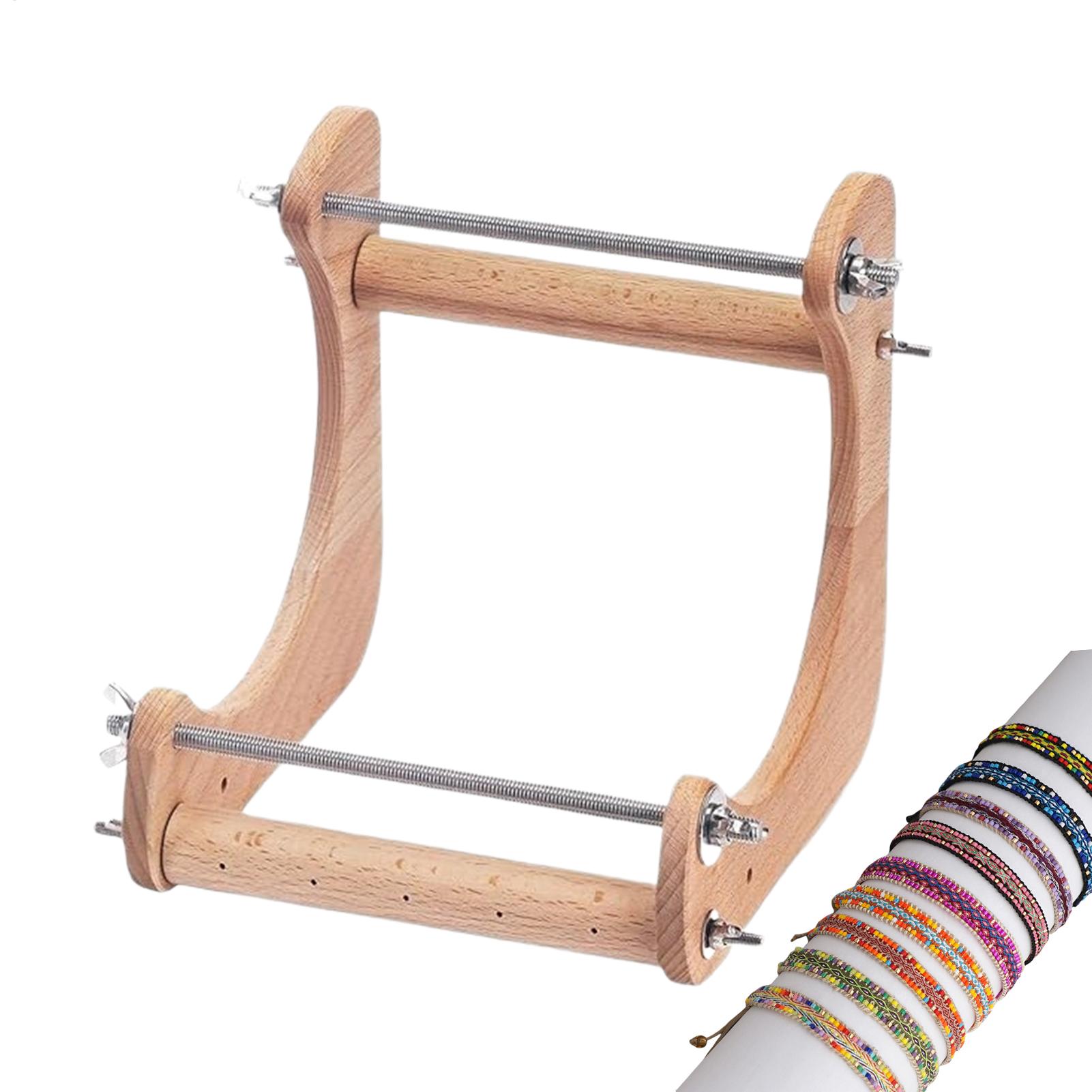 Jewelry Making Machines - Ahşap Boncuk Dokuma Tezgahı Ayarlanabilir Dikey