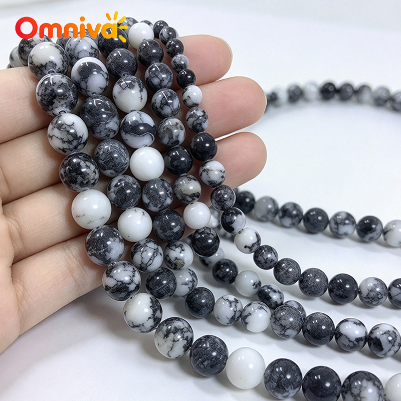 Doğal Siyah Beyaz Zebra Jasper - Jewelry Making Gemstones incelemesi ve fiyatı