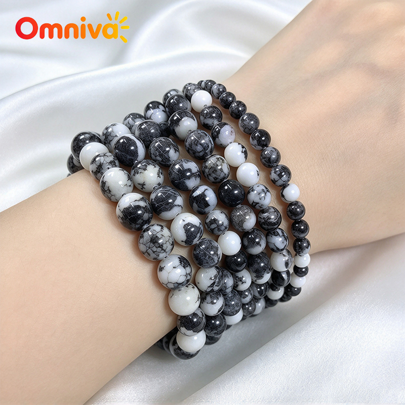 Doğal Siyah Beyaz Zebra Jasper - Jewelry Making Gemstones incelemesi ve fiyatı